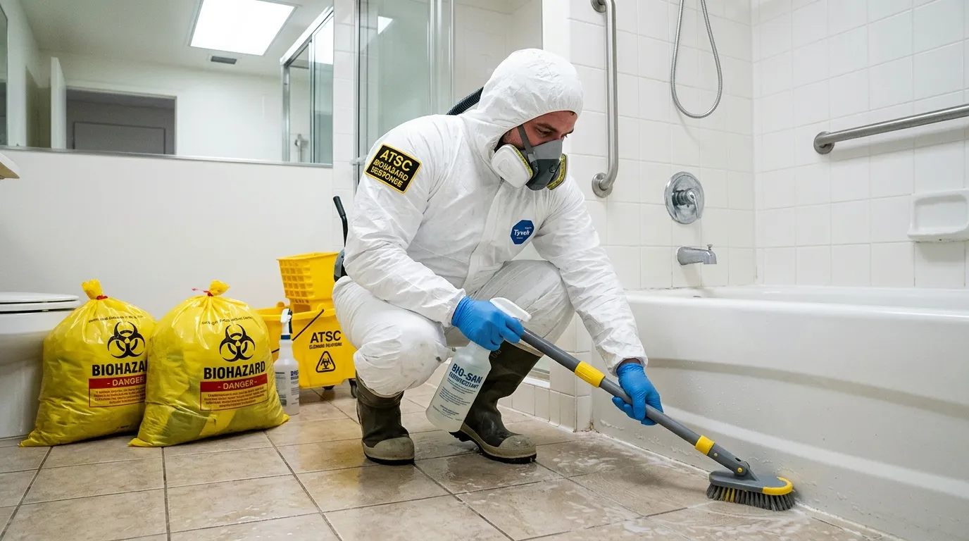 Decontamination equipment deployed for Blood Cleanup in Mukwonago